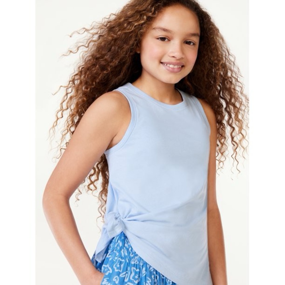 Free Assembly Side Tie Tank Top Set of 3